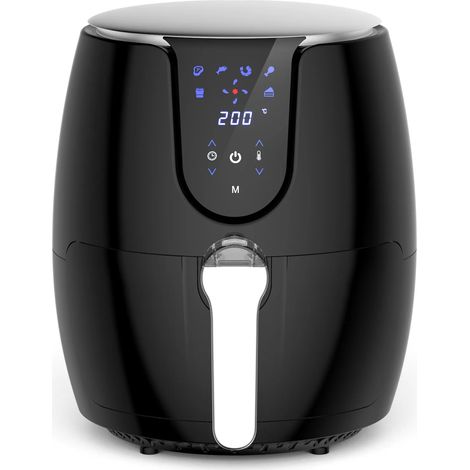 Frittolaio a aria 3,5 L – 2500 W, 6 modalità preimpostate, 80-200°C, cassetto antiaderente, senza olio