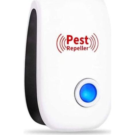 MCBOSON Ultrasonic Mosquito Repellent, White ABS, 1 Pack
