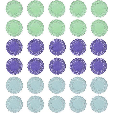Napperons en papier colorés, tapis de pâtisserie décoratifs, 300 pièces, coussinets absorbants d'huile (1/5)