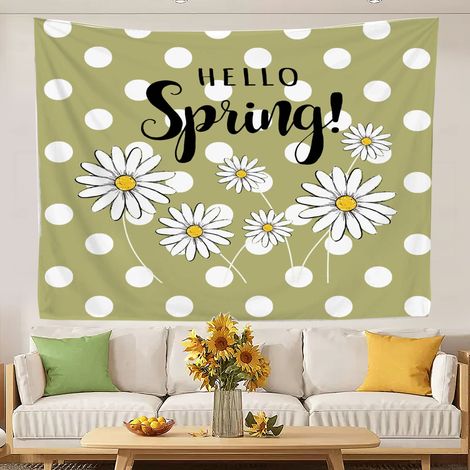 Tapisserie amusante et tendance, nappes décoratives pour la chambre 150x130cm (1/5)