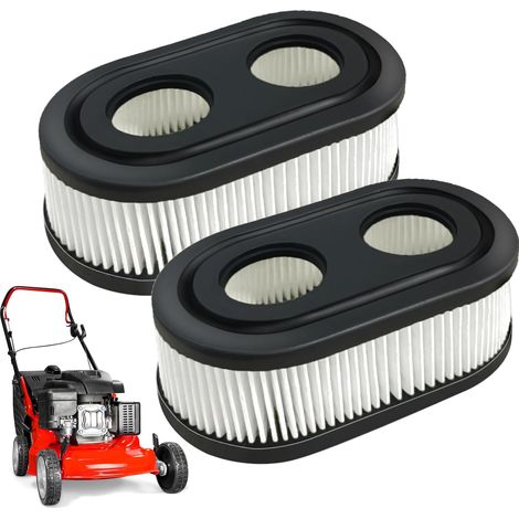 Lot de 2 filtres à air 593260 pour moteurs Briggs & Stratton 798452 334404 de rechange, convient pour moteurs 5432 5432k 550ex 675ex 725exi, modèles Troy Bilt TB110 TB200 TB230