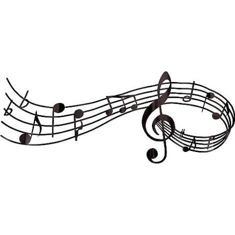 24x58cm Music Note Wall Stickers Vinyl Decal Music Wall Art Large Black PVC Adhesive Mural Aesthetic Stickers Decor Peel Stick for Home Studio Classroom School Decorations Gift