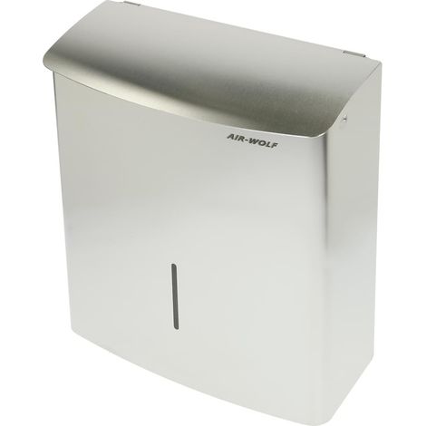 Poubelle pour sachets hygiéniques Air-Wolf, inox brossé, 10 l