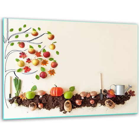 Soporte de tabla de corte de vidrio 40x30 vegetales (1/5)