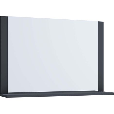 VCB10 Maxi Spiegelschrank Bad , Badespiegel mit 1 Regal Anthrazit.