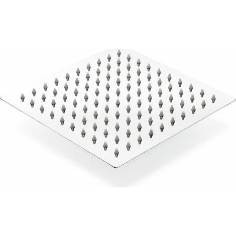 Quadratischer Duschkopf 30x30cm Edelstahl (1/4)