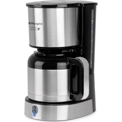 Cafetière à filtre Orbegozo 10-12 tasses 800 W Machine à café 1 litre Cafetière à filtre anti-gouttes avec carafe (1/4)