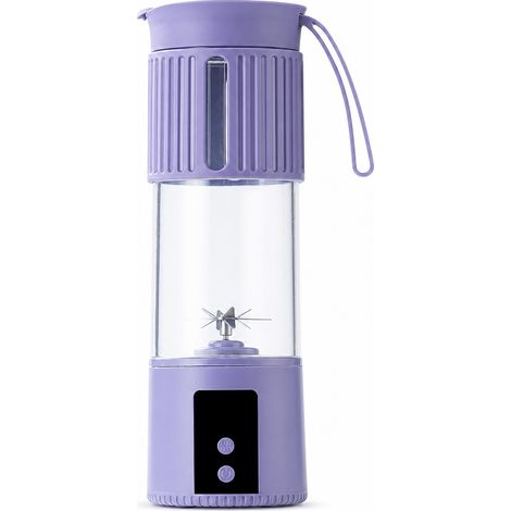 Blender portable rechargeable violet pour jus et smoothies, gobelet mixeur pour la maison et les voyages (1/5)