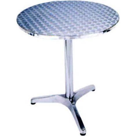 TAVOLO TONDO ALLUMINIO ONE TOP - ø cm.60x70h. FERR 180559