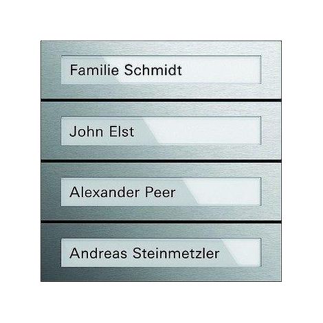 Gira Módulo de pulsador de llamada 4f System 106 Acero inoxidable [5534920], 5534 920