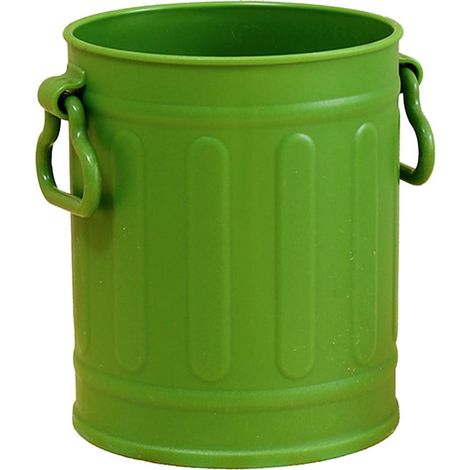 Boîte De Rangement Bureau - Conteneur En Plastique Vert Pour Stylos Et Maquillage - 9,5 X 8 X 8 Cm - Idéal Pour Bureau Étudiant Salon - 1 Pièce (1/5)