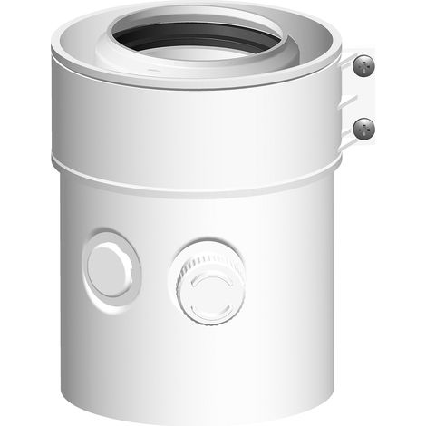SCELTO DA DESIVERO Partenza verticale Bianco coassiale diam. 60/100 compatibile con Argo - Baxi - Roca - Viessmann codice prod: DSV15948
