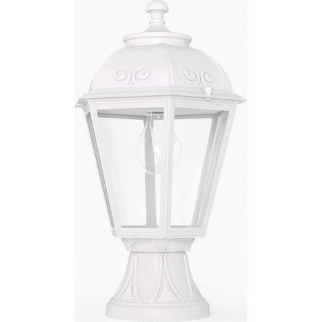 Farol De Pie FUMAGALLI "MIKROLOT/SABA" - E27 - IP55 - Blanco