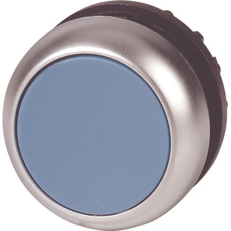 Unità M22-DR-B, pulsante piatto blu, antiritorno (1/4)