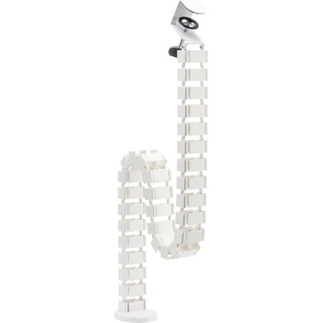 MyWall HZ43WL gestión de cables blanco escritorio