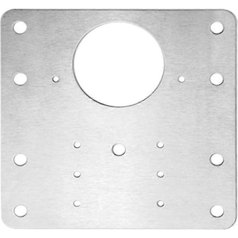 Kit de réparation de charnières de placard (4 pièces), supports de réparation en acier inoxydable, kit de réparation de charnières pour portes de placard de cuisine (1/2)