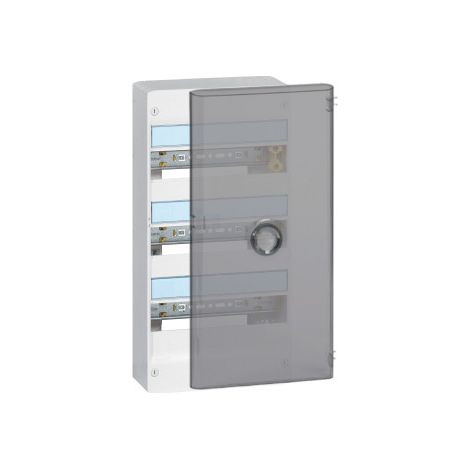 Legrand - Drivia - Coffret 3 rangu00e9es - 13 modules + Porte - Ref. : 401213+401343 (1/3)