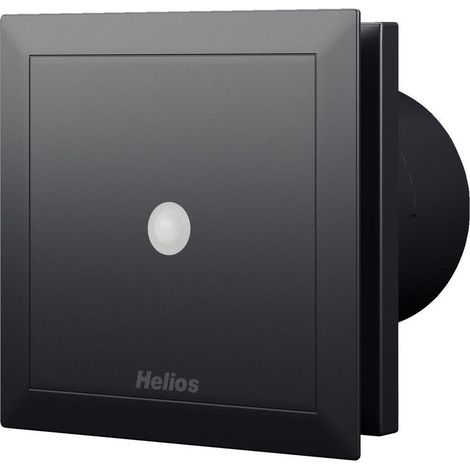Helios M1/100 P Minivent DN 100 zweistufig, mit Präsenzmelder, Schwarz