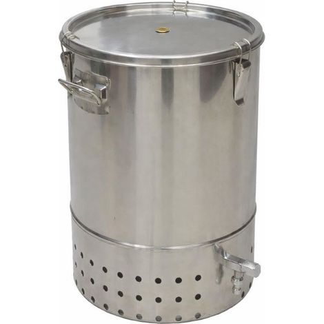 30L Stainless Steel Indoor Wormery Composter with Worms