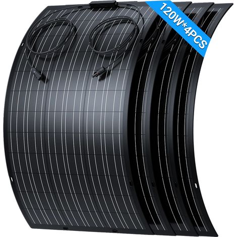 Solarpanel, flexibles Design, hohe Effizienz, 120W 4 (1/2)
