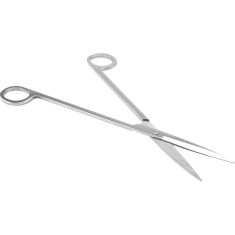 Ciseaux aquarium inox droite, pour poisson et coupe droite (1/5)