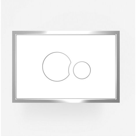 Sanit plaque de recouvrement SK706 en plastique affleurant blanc-alpin. SK706 (1/3)