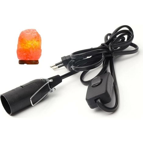 Kabel mit Schalter für Salzkristalllampe – 1,8 m – Salzkristalllampenfassung (1/4)