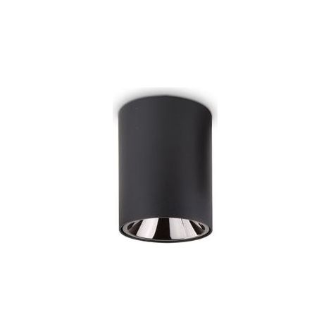 Ideal Lux Nitro - Downlight rond à LED à 1 lumière, noir (1/3)