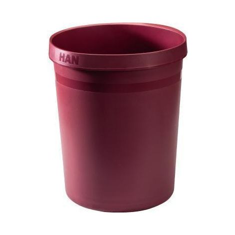 Papierkorb GRIP KARMA 31,2 x 35 cm (D. x H) 18l Kunststoff 80-100 % Rezyklat Farbe: öko-rot 1 Sortierfach