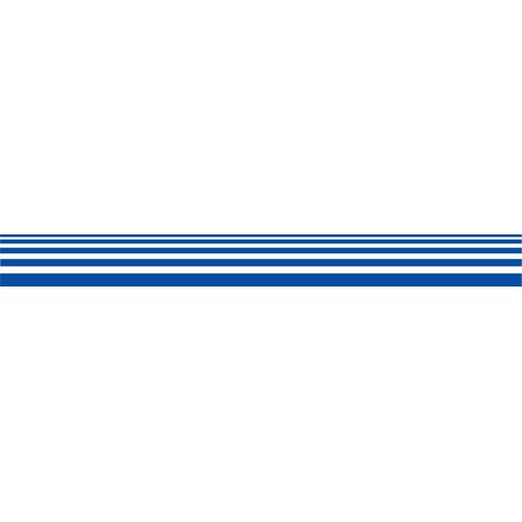 Lot 2 bandes 100mm x 1m - Lignes Progressives Bleu - 4641065