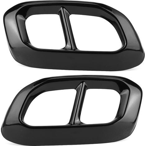 2-teilige Heckblenden mit 4 Ausgängen aus Edelstahl für Mercedes-Benz GLC, GLE, GLS W167, X253, X167 (ab 2020) (1/5)
