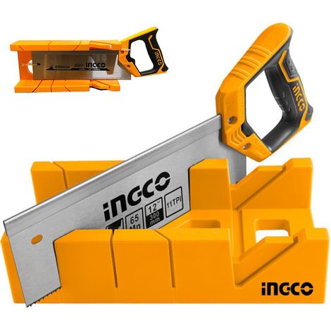 Tagliacornici Dima + Sega a Dorso INGCO 12 pollici / 300mm per lavorazione legno (1/6)