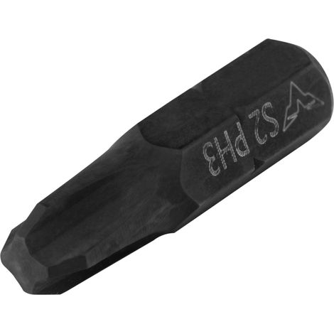 Punta a croce magnetica in acciaio S2 PH in blister (confezione da 8 x 4 pezzi) PH3 x 25 mm (1/5)