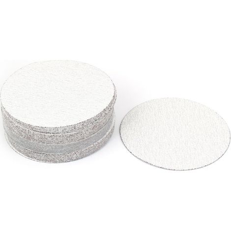 50 pièces. Schleifgeräte-Zubehör 6" Durchm 80 Grit Rund Trocken Polieren Schleifmittel Mahlen (1/3)