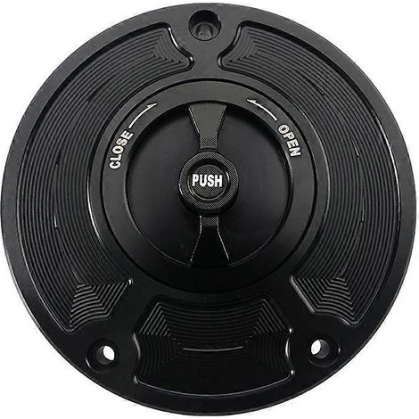 Bouchon de réservoir d'essence universel à trois trous en alliage d'aluminium à dégagement rapide, compatible avec les séries CBR650R, CB500X et CB400X. (1/5)
