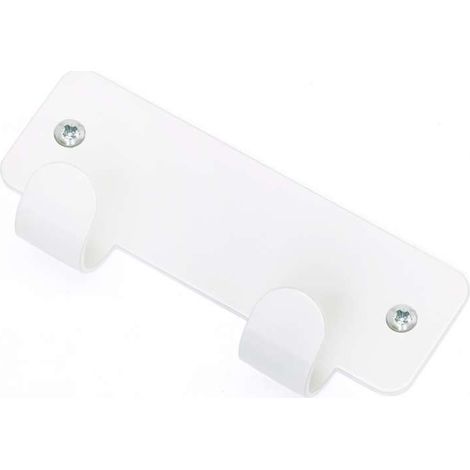 Appenditutto Tipo Liscio 2 Posti In Metallo Bianco