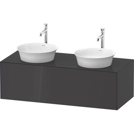 Duravit Tulip blanco, mueble de pared, anchura 1300 x fondo (1/4)