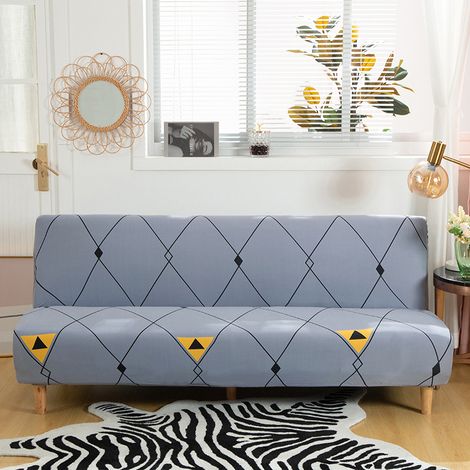 Housse de Canapé sans Accoudoir Extensible,Couverture de Canapé sans Bras Universel Tout Couvert Canapé Pliant Protecteur,Facile à Installer et Nettoy (1/4)