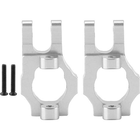 Vorderer linker/rechter Radträger 0006 - Verbessertes Teil für 1/12 RC Wltoys 12428 12423 12628 (Silber) (1/5)