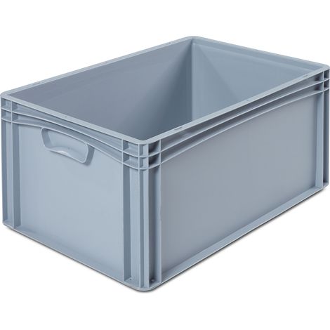 Bac de rangement norme Europe 600 x 400 mm – Hauteur 270 mm – Polypropylène léger et robuste – Compatible systèmes de convoyage