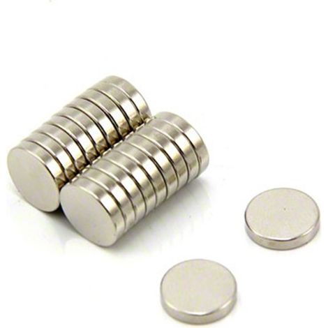 Magneta Neodimio N52 Ultra High Performance Per Arti, Mestieri, Creazione Di Modelli, Fai -Da -Te, Hobby, Ufficio E Casa - 10mm Dia x 2mm Di Spessore - 1,6kg - Pacco Di 20