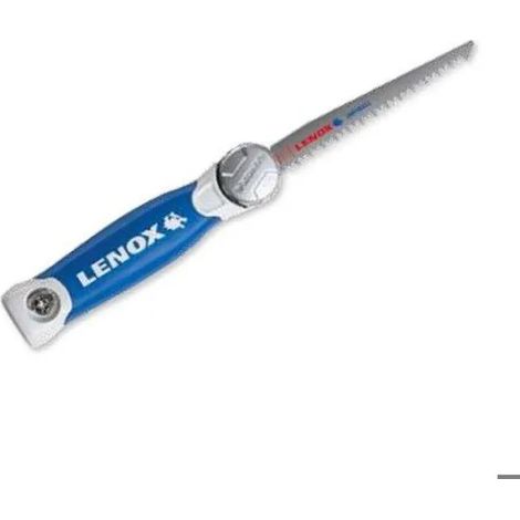 Lenox Tri-Fold™ sierra de mano negra plegable compacta