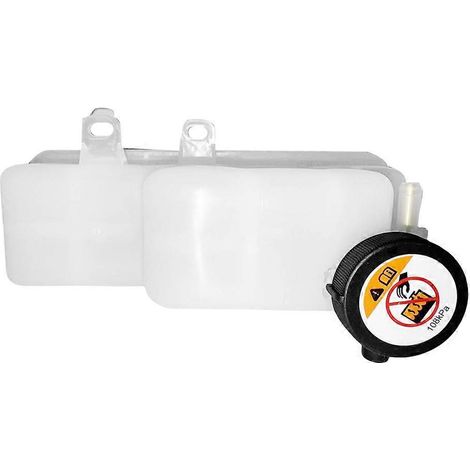 Car Coolant Reservoir Tank Recovery Tank with Caps for Toyota-White- (1/5)