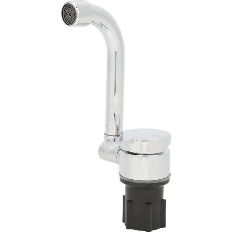 Robinet d'eau à filetage d'entrée 9x16in, trou unique, rotation 360°, résistant à la corrosion, pour vasque de camping-car (1/5)