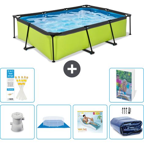 Exit-toys Piscina Exit Rectangular - 300x200x65 cm - 7-piezas  S345