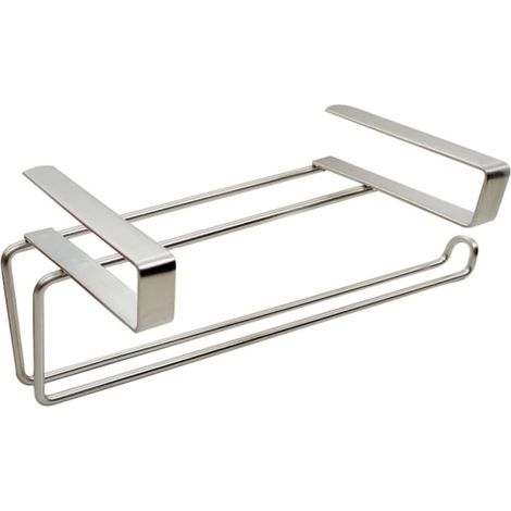 Porte-serviettes de cuisine en acier inoxydable, design compact, (1/5)