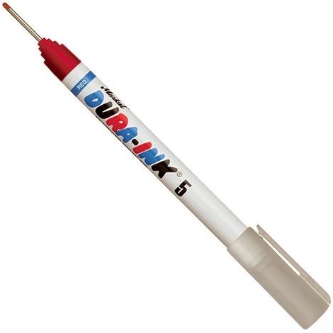 MARKAL 140096522 ROTULADOR PUNTA MICRO DURA-INK 5 ROJO