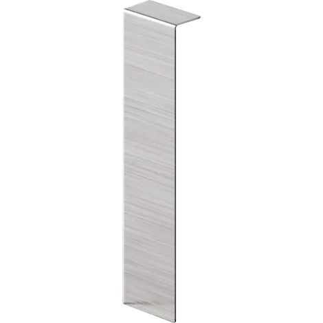Ilcom FCI-Verbindung für FC-Stahl-Sockelleisten 60mm x 20mm x 10mm - Silber satiniert
