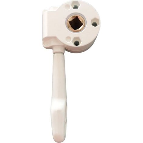 TENDAGGIMANIA Argano per Tende da Sole - Colore Bianco, Grigio, Marrone, Avorio - Rapporto 1:11-Colore Avorio