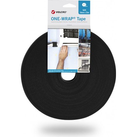 Velcro ONE-WRAP Klebeband schwarz 50 mm 25 Meter